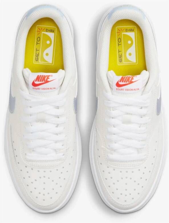 Nike Alta Donna Court Vision Sneakers White Dames