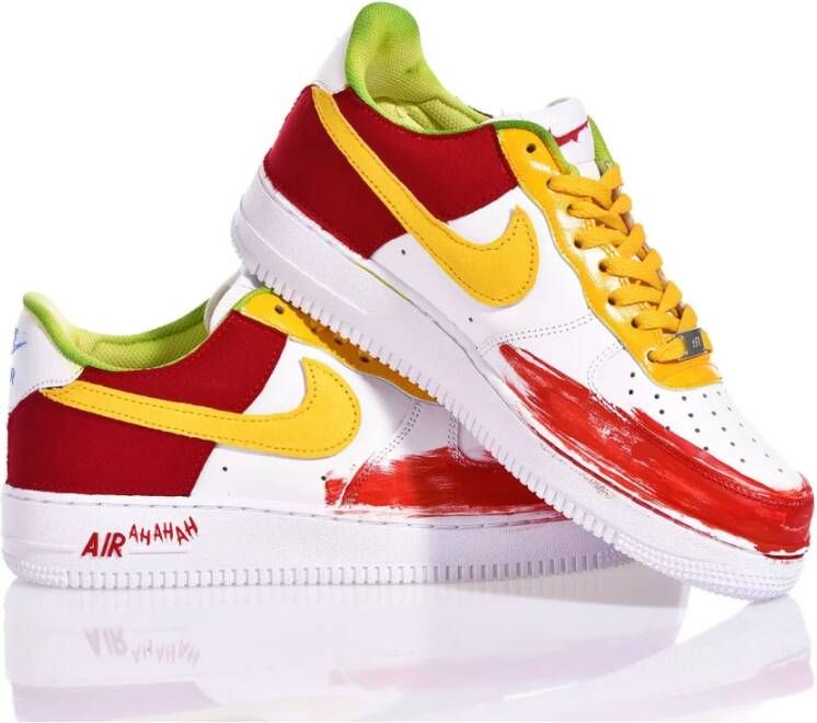 Nike Ambachtelijke Wit Geel Rood Sneakers Multicolor Heren