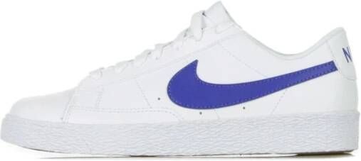 Nike Blauwe Blazer Lage Schoenen voor Jongens White Heren