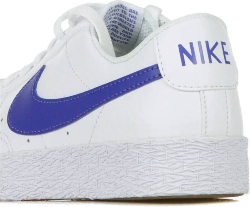 Nike Blauwe Blazer Lage Schoenen voor Jongens White Heren