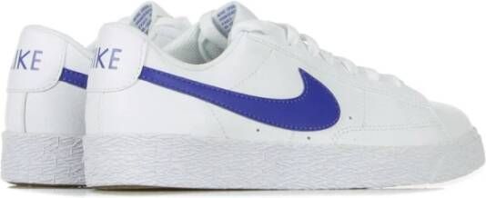 Nike Blauwe Blazer Lage Schoenen voor Jongens White Heren