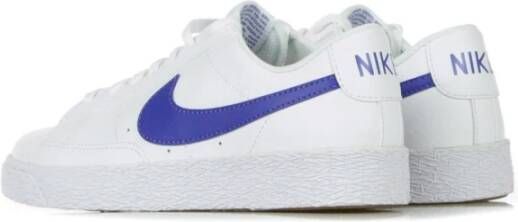 Nike Blauwe Blazer Lage Schoenen voor Jongens White Heren