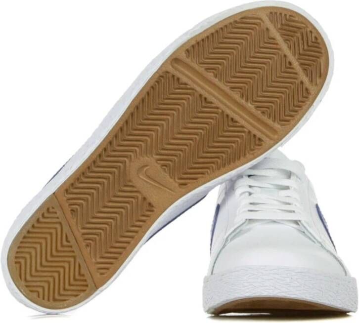 Nike Blauwe Blazer Lage Schoenen voor Jongens White Heren