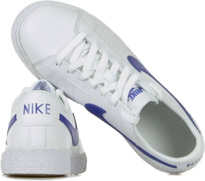 Nike Blauwe Blazer Lage Schoenen voor Jongens White Heren