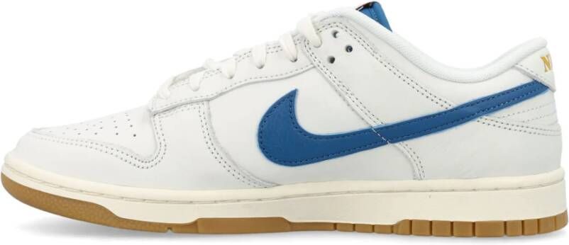 Nike Blauwe Zeil Sneakers Dunk Low Stijl White Dames