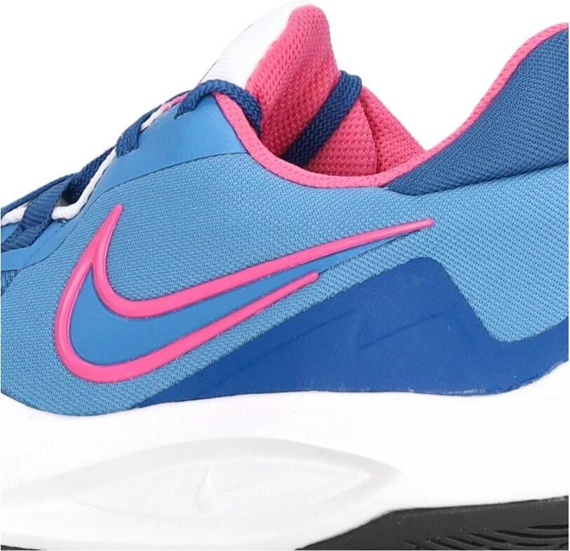 Nike Blauwe Sneaker met Vetersluiting en Versterkte Oogjes Blue Heren