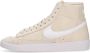 Nike Bruin Leren Hoge Sneaker Beige Dames - Thumbnail 3