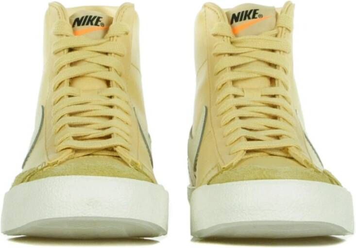 Nike Canvas Hoge Sneakers voor Vrouwen White Dames