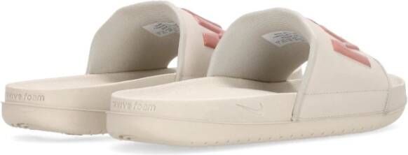 Nike Comfort Slide Pantoffels Lt Orewood Brn Rood Beige Heren