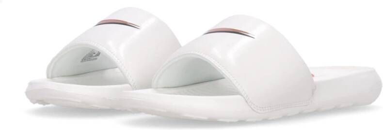 Nike Comfort Slide Slippers met Swoosh Logo White Dames