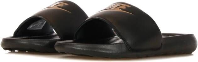 Nike Comfort Slide Slippers Zwart Rood Black Dames