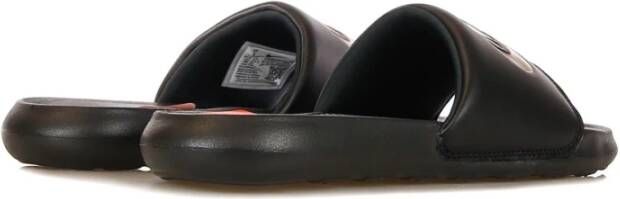 Nike Comfort Slide Slippers Zwart Rood Black Dames