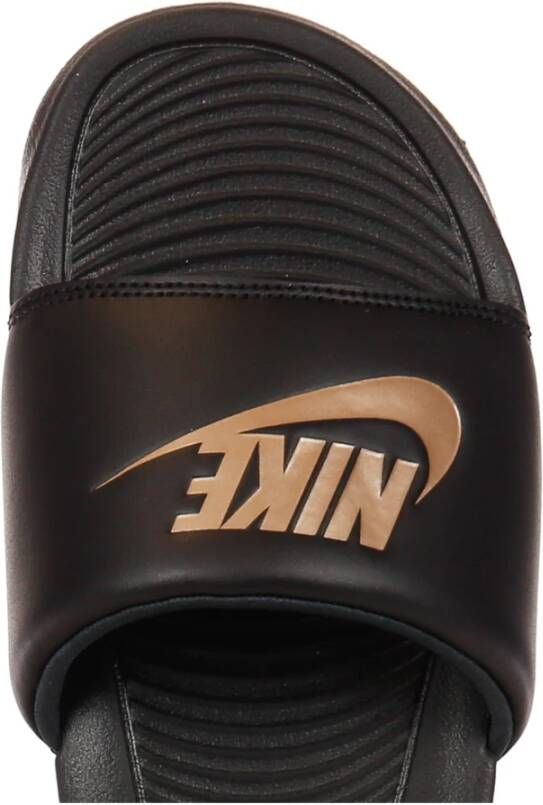 Nike Comfort Slide Slippers Zwart Rood Black Dames