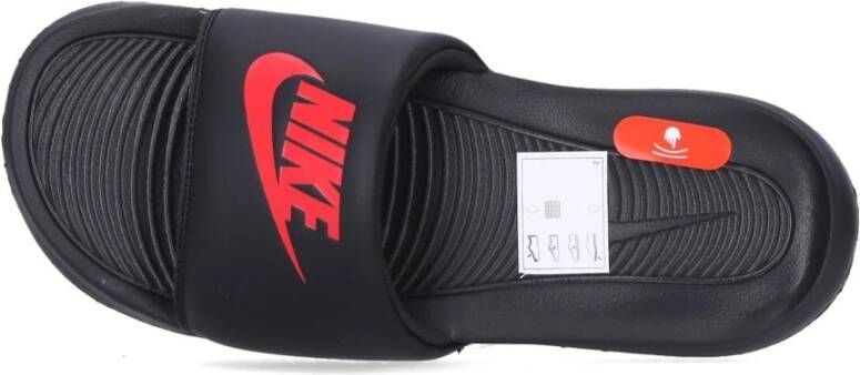 Nike Comfort Slide Slippers Zwart Rood Black Heren