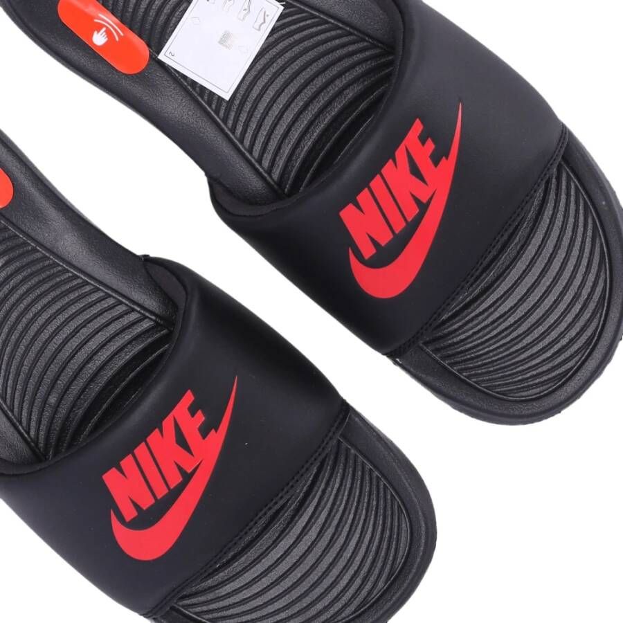 Nike Comfort Slide Slippers Zwart Rood Black Heren