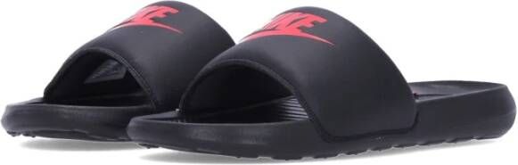 Nike Comfort Slide Slippers Zwart Rood Black Heren