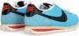 Nike Cortez Textiel Lage Schoen Blauw Zwart Rood Blue Heren - Thumbnail 4