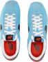 Nike Cortez Textiel Lage Schoen Blauw Zwart Rood Blue Heren - Thumbnail 6