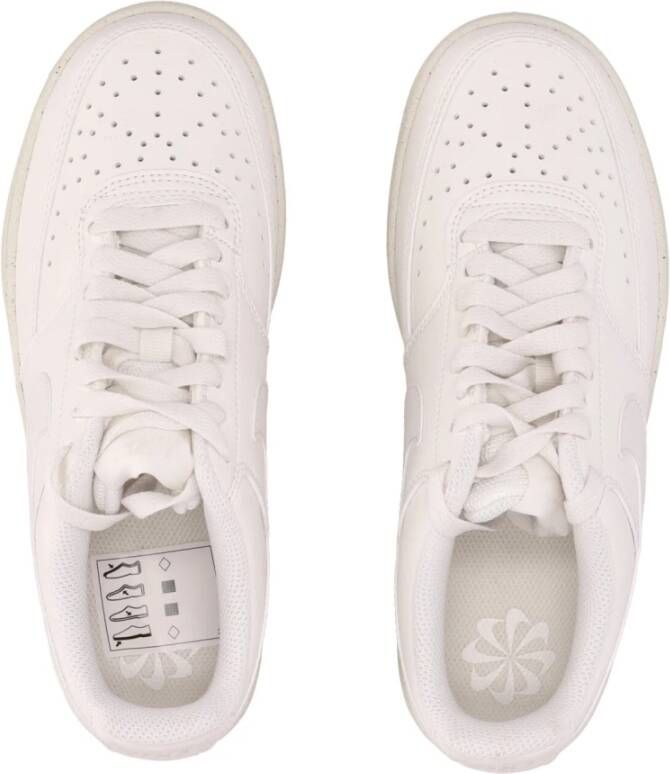 Nike Court Vision Low Sneaker Nature White Dames