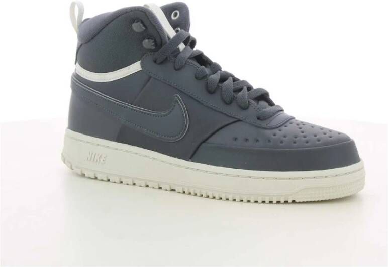 Nike Ecru Court Vision Mid Winter Schoenen Black Heren