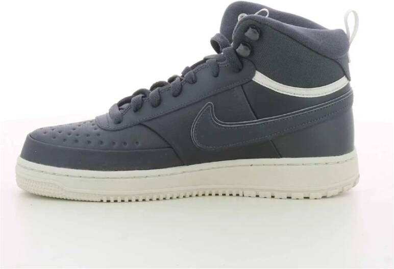 Nike Ecru Court Vision Mid Winter Schoenen Black Heren