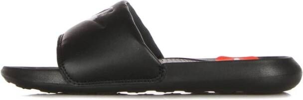 Nike Flexibele Zwarte Slide Slippers met Logo Black Dames