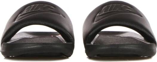 Nike Flexibele Zwarte Slide Slippers met Logo Black Dames