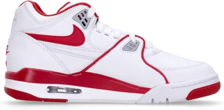 Nike Flight 89 Lage Sneaker Wit Rood Grijs White Heren