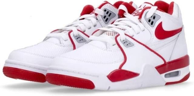 Nike Flight 89 Lage Sneaker Wit Rood Grijs White Heren