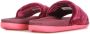 Nike Fluwelen Band Slippers Donkerroze Pink Dames - Thumbnail 8