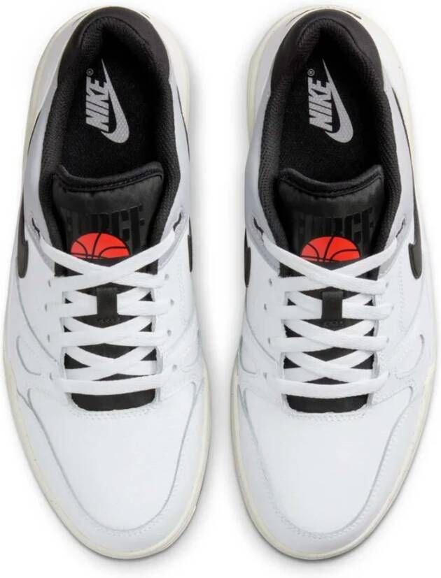 Nike Full Force Low Black Sneakers White Heren