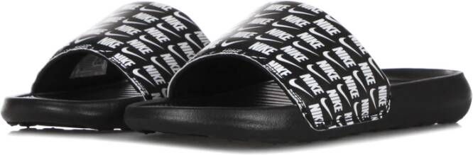 Nike Victori One Slippers Heren Black Black White Heren - Foto 9