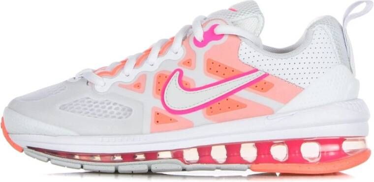 Nike Genome Lage Sneaker Wit Bright Mango Multicolor Dames