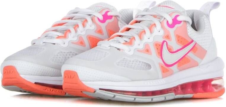 Nike Genome Lage Sneaker Wit Bright Mango Multicolor Dames