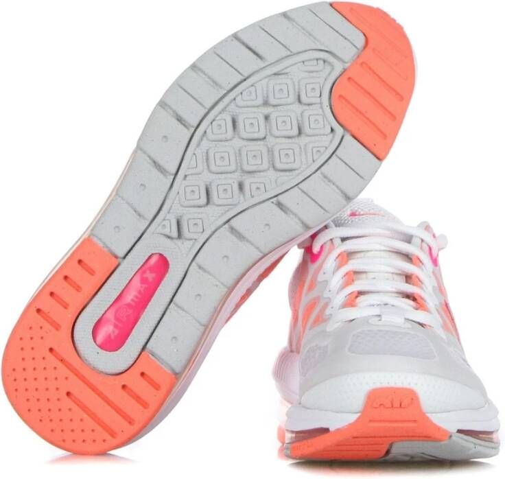 Nike Genome Lage Sneaker Wit Bright Mango Multicolor Dames