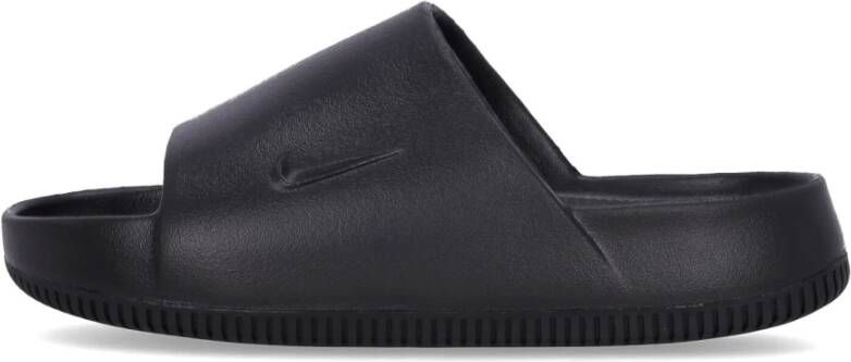 Nike Gevormde Rubber Slippers Zwart Black Heren