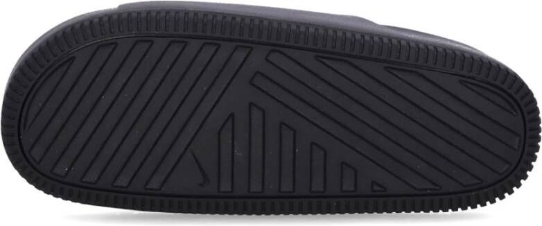 Nike Gevormde Rubber Slippers Zwart Black Heren