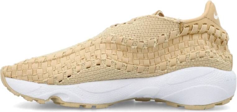 Nike Geweven Air Footscape Sneakers Beige Dames