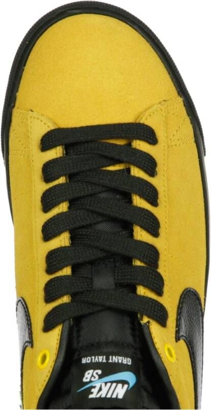 Nike Gouden Lage Top Skate Schoenen Yellow Heren