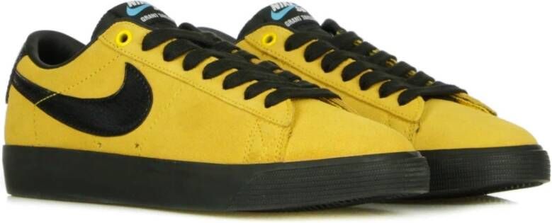 Nike Gouden Lage Top Skate Schoenen Yellow Heren