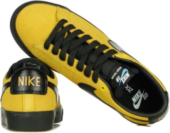 Nike Gouden Lage Top Skate Schoenen Yellow Heren