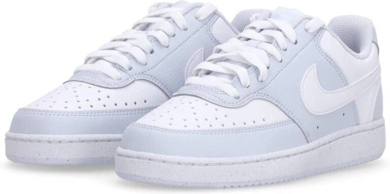 Nike Grijs Wit Court Vision Low Sneakers White Dames