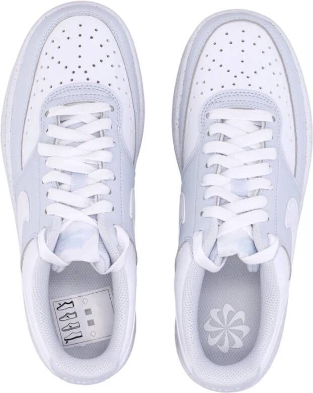 Nike Grijs Wit Court Vision Low Sneakers White Dames