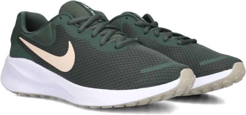 Nike Groene Revolution 7 Lage Sneakers Green Dames