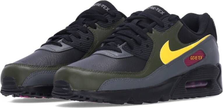 Nike GTX Heren Lage Sneaker Zwart Geel Grijs Black Heren