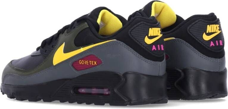 Nike GTX Heren Lage Sneaker Zwart Geel Grijs Black Heren