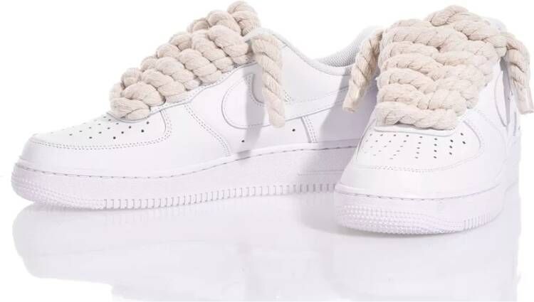 Nike Handgemaakte Beige Witte Sneakers White Heren