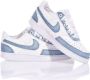 Nike Handgemaakte Lichtblauw Witte Sneakers Blue Dames - Thumbnail 4