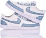 Nike Handgemaakte Lichtblauw Witte Sneakers Blue Dames - Thumbnail 5