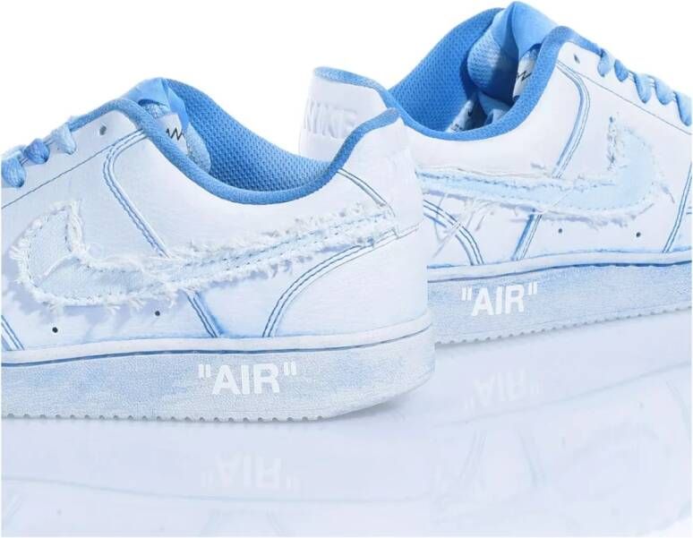 Nike Handgemaakte Lichtblauwe Sneakers Blue Heren